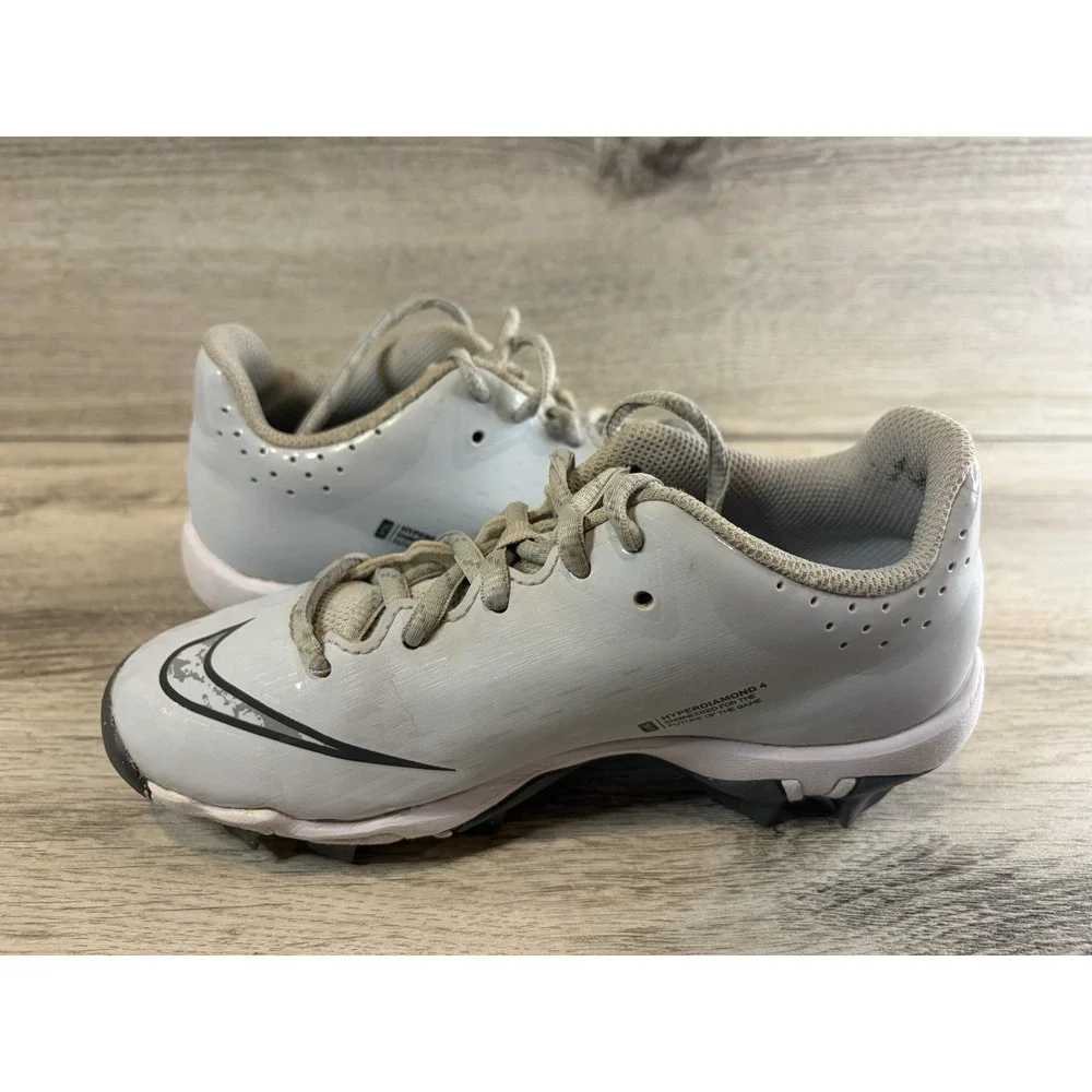 Nike‎ Hyper Diamond 6 Keystone Big Kids Softball Cleats Gray Size 1Y FZ0919-002
